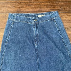 Women's Size 12 Eddie Bauer Denim Maxi Skirt